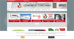Desktop Screenshot of comune.corciano.pg.it